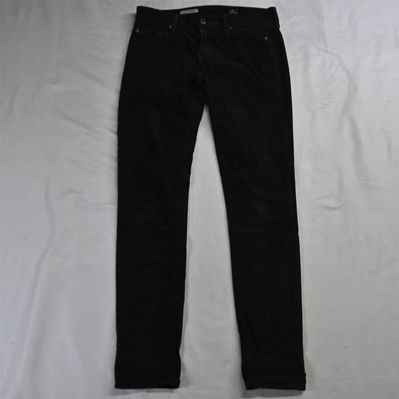 AG Adriano Goldschmied 28 Legging‎ Super Skinny Gray Corduroy Womens Pants - Picture 1 of 7